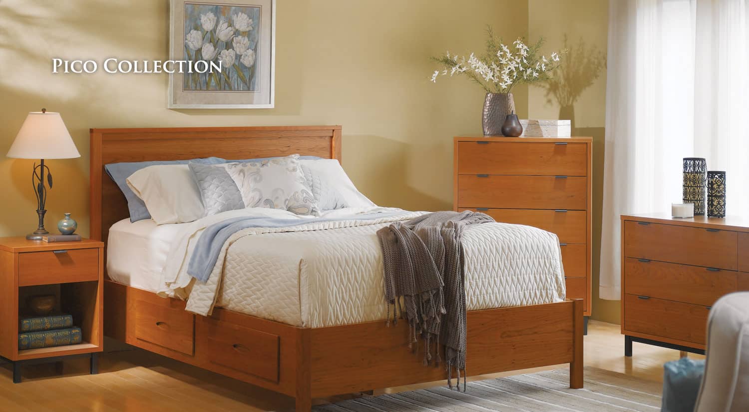 Solid Wood Furniture Bedroom Furniture Cherry Furniture